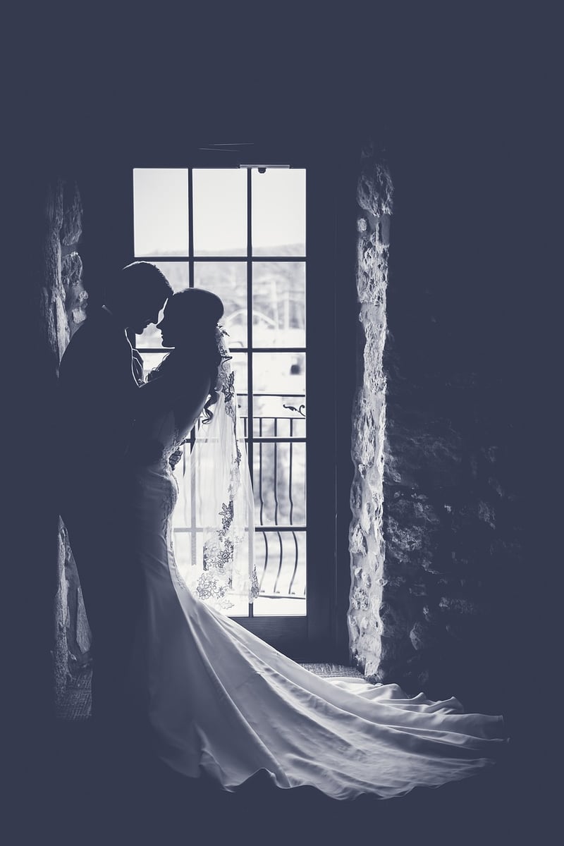 Bride and Groom at Wedding